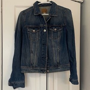 American Eagle Outfitters Dark Blue Jean Jacket